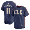 José Ramírez Cleveland Guardians City Connect Jersey - Navy