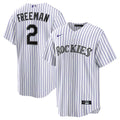 Tyler Freeman Colorado Rockies Home Jersey - White